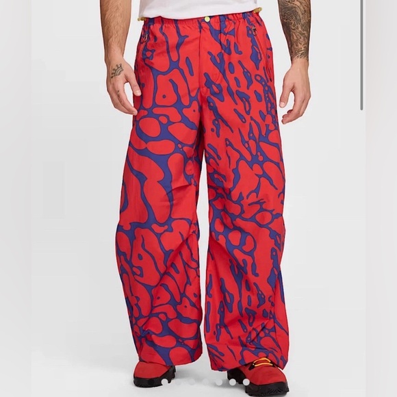 Nike Sportswear Project F.R.O.G. Parachute Pants HQ0467-635 Men’s Sizes Red - Picture 10 of 15